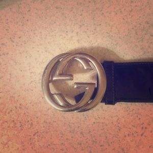 Authentic Gucci Logo Belt adjustable
